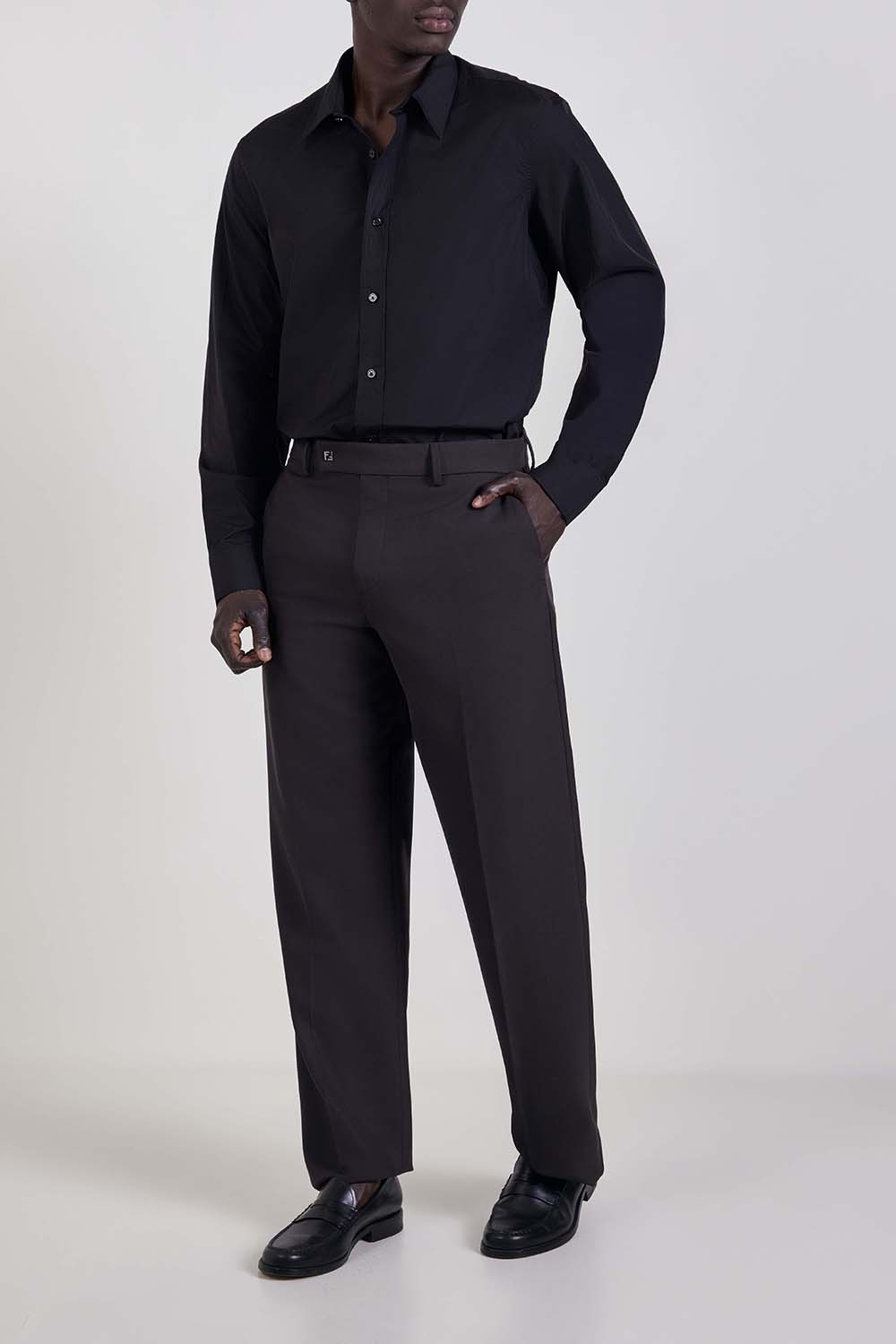 חולצה מכופתרת ארוכה